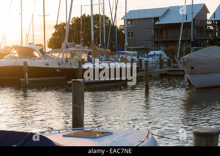 Knapps Narrows, Tilghman Island Maryland USA Banque D'Images