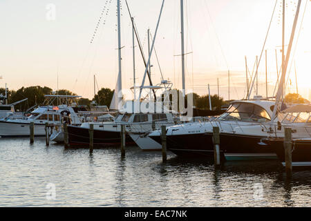 Knapps Narrows, Tilghman Island Maryland USA Banque D'Images