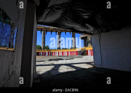 New York pavilion abandonnés de l'Exposition Universelle 1964 de Flushing Meadows Corona Park Queens New York Banque D'Images