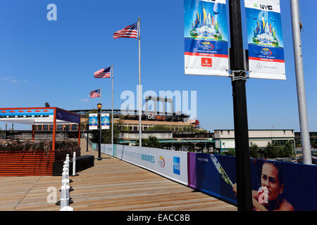 Centre de tennis de l'US Open de Flushing Meadows Queens NY Banque D'Images