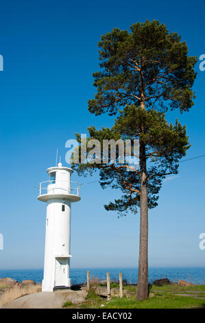 Phare, Vergi, parc national de Lahemaa, Estonie Banque D'Images