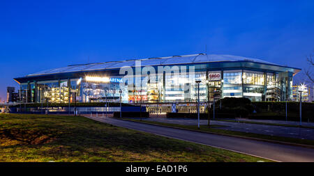 Veltins-Arena, l'Arena AufSchalke, stade de football et salle polyvalente, Gelsenkirchen, Ruhr, Rhénanie du Nord-Westphalie Banque D'Images