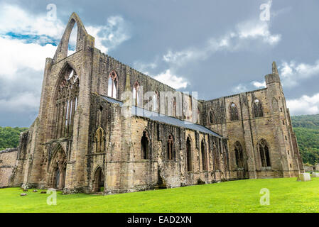 L'Abbaye de Tintern, première fondation de l'église cistercienne au Pays de Galles, datant de l'an 1131 Banque D'Images