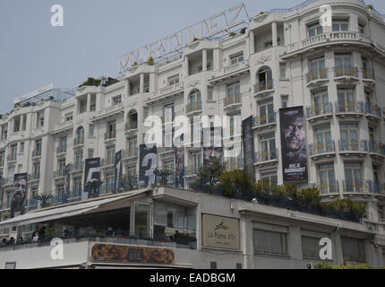 Les préparatifs pour le 67e Festival du Film de Cannes comprend : atmosphère Où : Cannes, France Quand : 10 mai 2014 Banque D'Images