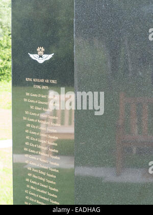 Auxiliaire Royal Airforce Memorial Banque D'Images