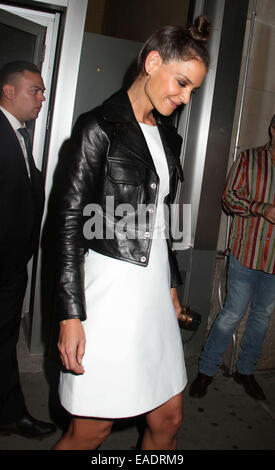 New York, USA. 12Th Nov, 2014. KATIE HOLMES actrice assiste à la projection spéciale de 'Miss Meadows' tenue à NeueHouse. Credit : Nancy Kaszerman ZUMAPRESS.com/Alamy/Live News Banque D'Images