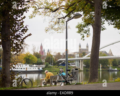 Charles Eyck Park à Maastricht, aux Pays-Bas, en Europe Banque D'Images