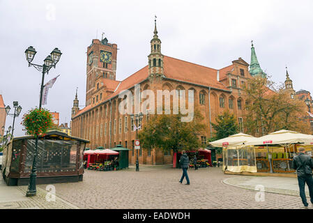 TORUN, Pologne - 23 octobre 2014 : la cité médiévale, lieu de naissance de Nicolas Copernic, est classé parmi les UNESCO World Herita Banque D'Images