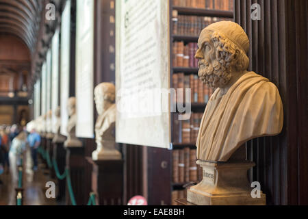 Prix depuis longtemps une vieille bibliothèque de dublin Banque D'Images