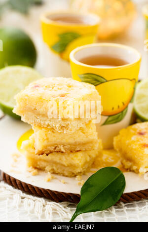 Bars de lime et de citron Banque D'Images