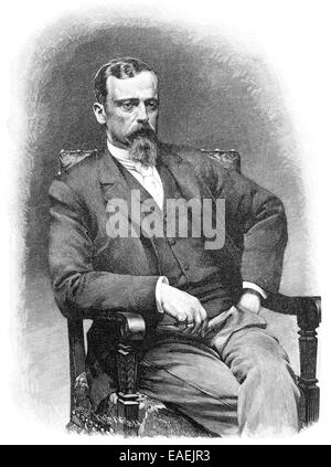 Henryk Adam Aleksander Pius Sienkiewicz, 1846 - 1916, un journaliste, écrivain et prix Nobel , Portrait von Henryk Adam Banque D'Images