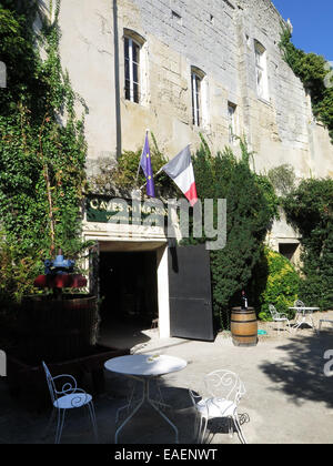 Wine Shop à St Emilion, Bordeaux, France Banque D'Images