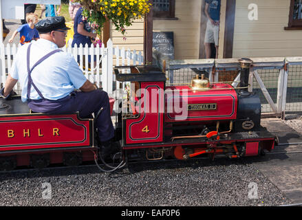 Train miniature. Banque D'Images