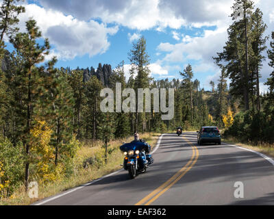 Spearfish Canyon, Black Hills National Forest, SD, USA Banque D'Images