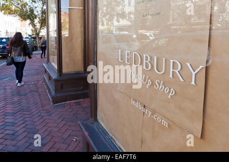 Ledbury pop-up shop sign - USA Banque D'Images