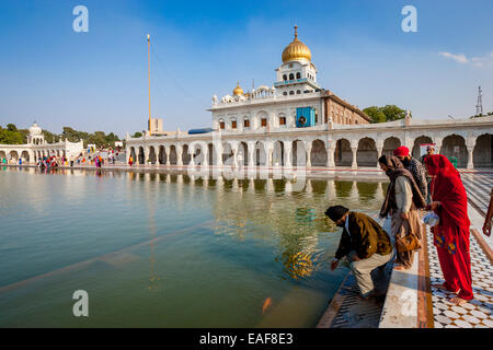 Gurdwara Bangla Sahib, Temple Sikh, Delhi, Inde Banque D'Images