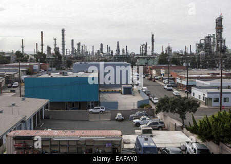 Los Angeles, Californie, USA. 15 Oct, 2014. Smoky creux, une ancienne zone industrielle qui devient un hub créatif dans la ville de El Segundo. © Ringo Chiu/ZUMA/Alamy Fil Live News Banque D'Images