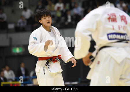 Scène de Port de Chiba, Chiba, Japon. Nov 8, 2014. Chizuru Arai, le 8 novembre 2014 - Judo : Coupe Kodokan 2014 -70kg femmes au Port de Chiba, Chiba, Japon. © AFLO SPORT/Alamy Live News Banque D'Images