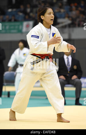 Scène de Port de Chiba, Chiba, Japon. Nov 8, 2014. Haruka Tachimoto, Novembre 8, 2014 - Judo Kodokan Cup 2014 : -70kg femmes au Port de Chiba, Chiba, Japon. © AFLO SPORT/Alamy Live News Banque D'Images
