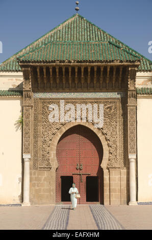 Mausolée de Moulay Ismail, Meknès Banque D'Images