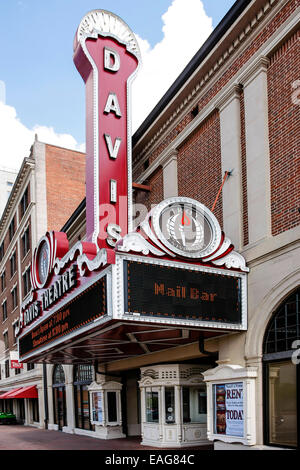 L'historique théâtre Davis à Montgomery, en Alabama Banque D'Images