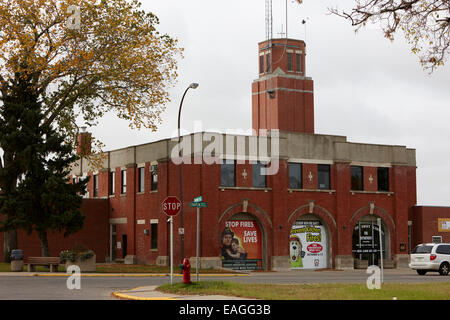 Ville de Swift Current en Saskatchewan Canada service d'incendie Banque D'Images