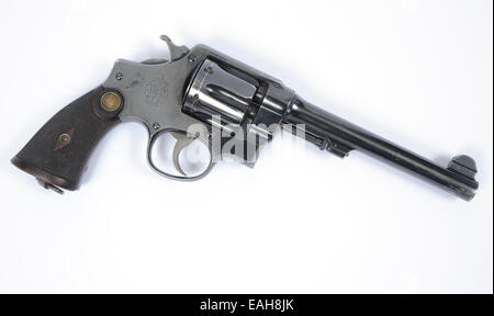 Smith et Wesson revolver de WW1 Question dto membre du Royal Flying Corps Banque D'Images