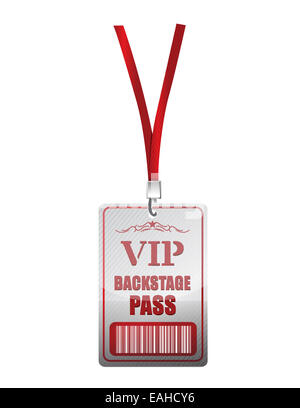 Backstage Pass Vip illustration design Banque D'Images