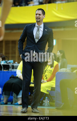 Esforta Arena Hachioji, Tokyo, Japon. 15 Nov, 2014. Olson(Sunrockers), 15 novembre 2014 - Basket-ball : Ligue Nationale de Basket-ball 'LBN' 2014-2015 Correspondance entre Tokyo 73-57 Hitachi Sunrockers Levanga Esforta Hokkaido à Arena, Hachioji Tokyo, Japon. © AFLO SPORT/Alamy Live News Banque D'Images