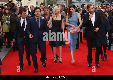 Deux visages de Janvier - UK film premiere tenue au Curzon Mayfair comprend : Hossein Amini,Oscar Issac,Kirsten Dunst,Viggo Mortensen,Daisy Bevan Où : London, Royaume-Uni Quand : 13 mai 2013 Banque D'Images