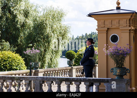 Les sauveteurs et les jardins de Drottningholm, Stockholm, Suède Banque D'Images