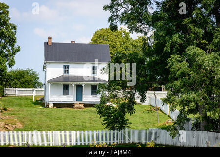 Joseph Poffenberger Ferme, Champ de bataille National d'Antietam, Sharpsburg, MD Banque D'Images