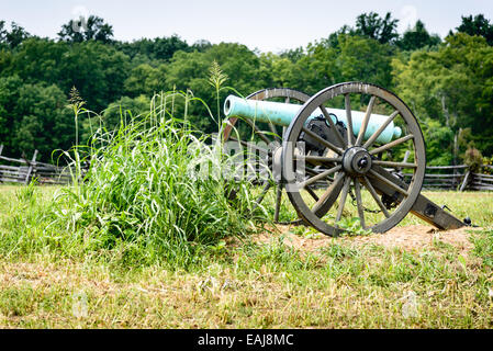 Cannon, champ de bataille National d'Antietam, Sharpsburg, MD Banque D'Images