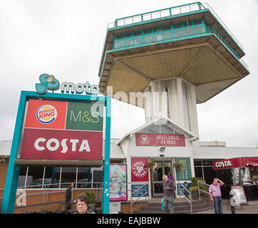 Forton Lancaster Lancashire Zone de service d'autoroute autoroute M6 Banque D'Images