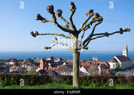 Meersburg, Bodensee, Bade-Wurtemberg, Allemagne, Europa Banque D'Images