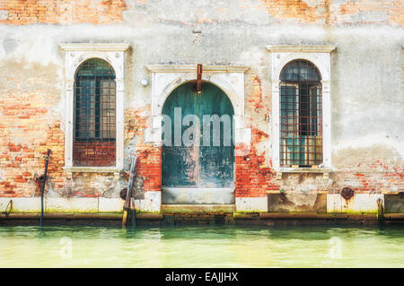 Vieux bâtiment à Venise, Italie. Banque D'Images