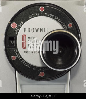 Brownie Kodak 8mm caméra ciné circa 1960 Banque D'Images