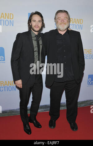 La Grande Séduction en première mondiale au Théâtre de la Banque Scotia Toronto. Avec : Taylor Kitsch,Brendan Gleeson Où : Toronto, Canada Quand : 14 mai 2014 Banque D'Images