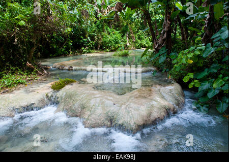 Mele-Maat cascades de Mele, Maat, l'île d'Efate, province de Shefa, Vanuatu Banque D'Images