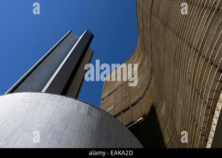 Le logement social, les gratte-ciel de Copan par l'architecte Oscar Niemeyer, Republica, São Paulo, São Paulo, Brésil Banque D'Images