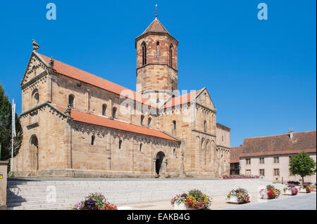 Église église Saints-Pierre-et-Paul ou Saint Pierre et Saint Paul's Church, Rosheim, Département du Bas-Rhin, Alsace, France Banque D'Images