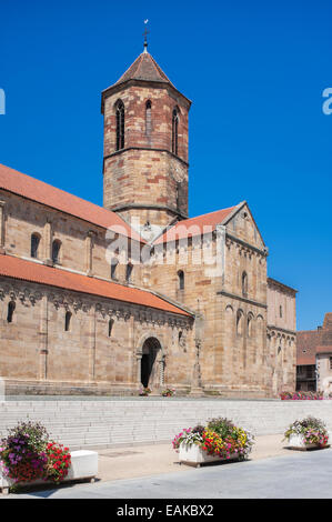 Église église Saints-Pierre-et-Paul ou Saint Pierre et Saint Paul's Church, Rosheim, Département du Bas-Rhin, Alsace, France Banque D'Images