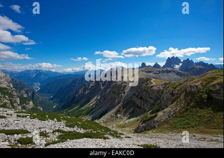 Lors des trois sommets, Sextner Dolomiten, province du Tyrol du Sud, Vénétie, Italie Banque D'Images