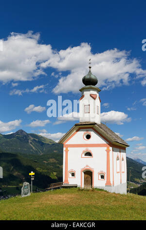 L'église Holy Trinity, Oberfrohn, Frohn, Lesachtal, Hermagor, Carinthie, Autriche Banque D'Images