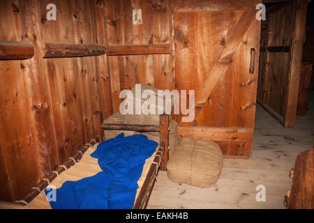 Résidence des jésuites à Saints Marie-des-Hurons;authentique Original Native American Indian Village de Midland;Ontario;Canada Banque D'Images