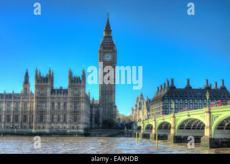 Bâtiment du Parlement, Londres. Big Ben Banque D'Images