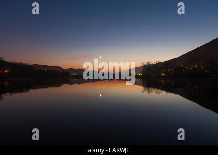 Prealpi Trevigiane / Laghi di Revine / Lago di Santa Maria / Lacs de Revine / lac de Santa Maria Banque D'Images