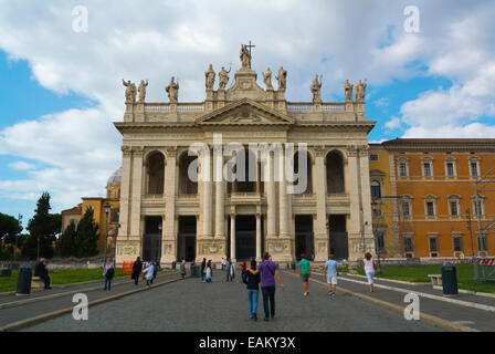 Basilica di San Giovanni in Laterano, Archbasilica Papale de Saint Jean de Latran, la basilique de Latran, Rome, Italie Banque D'Images