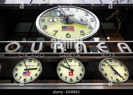 Tourneau watch store à New York City Banque D'Images