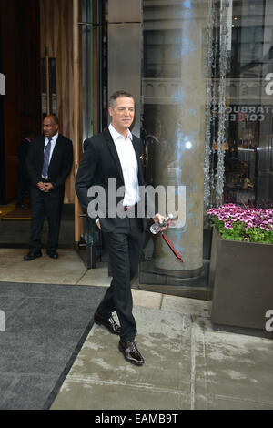 New York Candids avec : Jason Kennedy Où : Manhattan, New York, United States Quand : 15 mai 2014 Banque D'Images